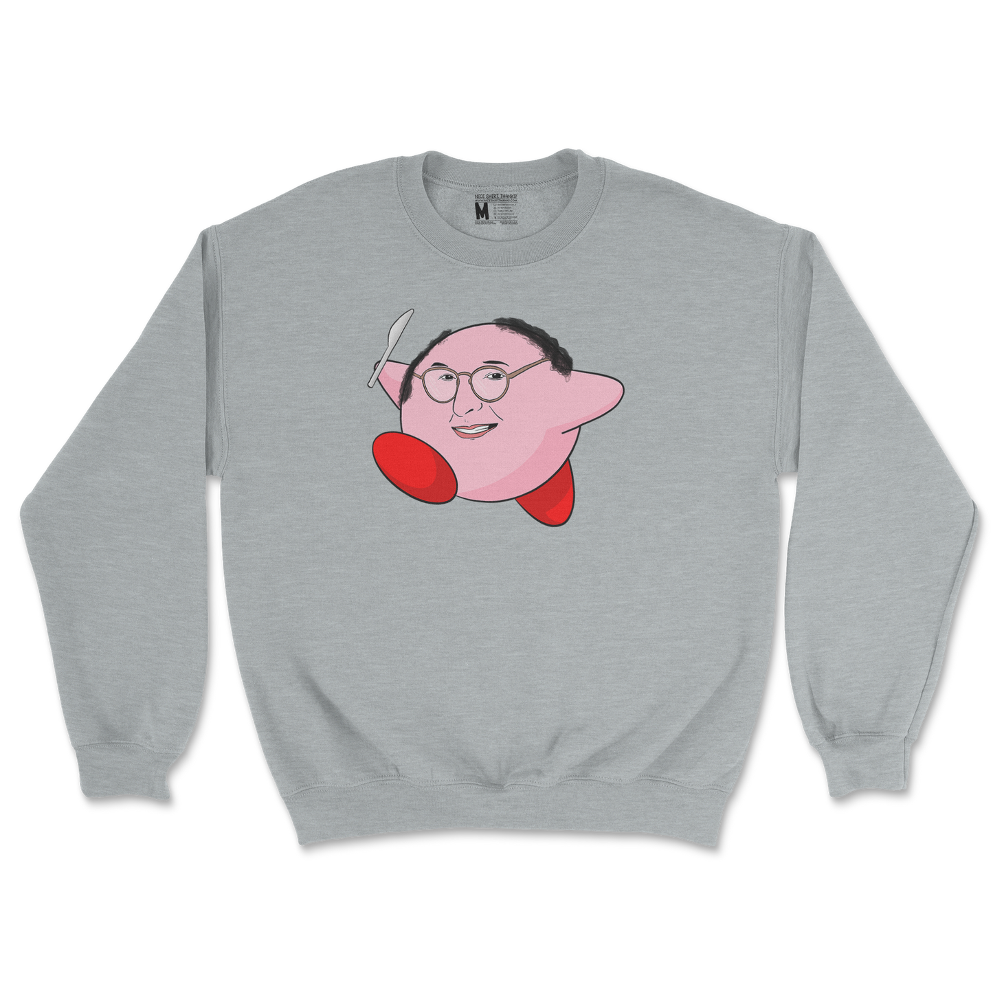 Gildan SoftStyle Crew Neck Kirby George in Sports Grey