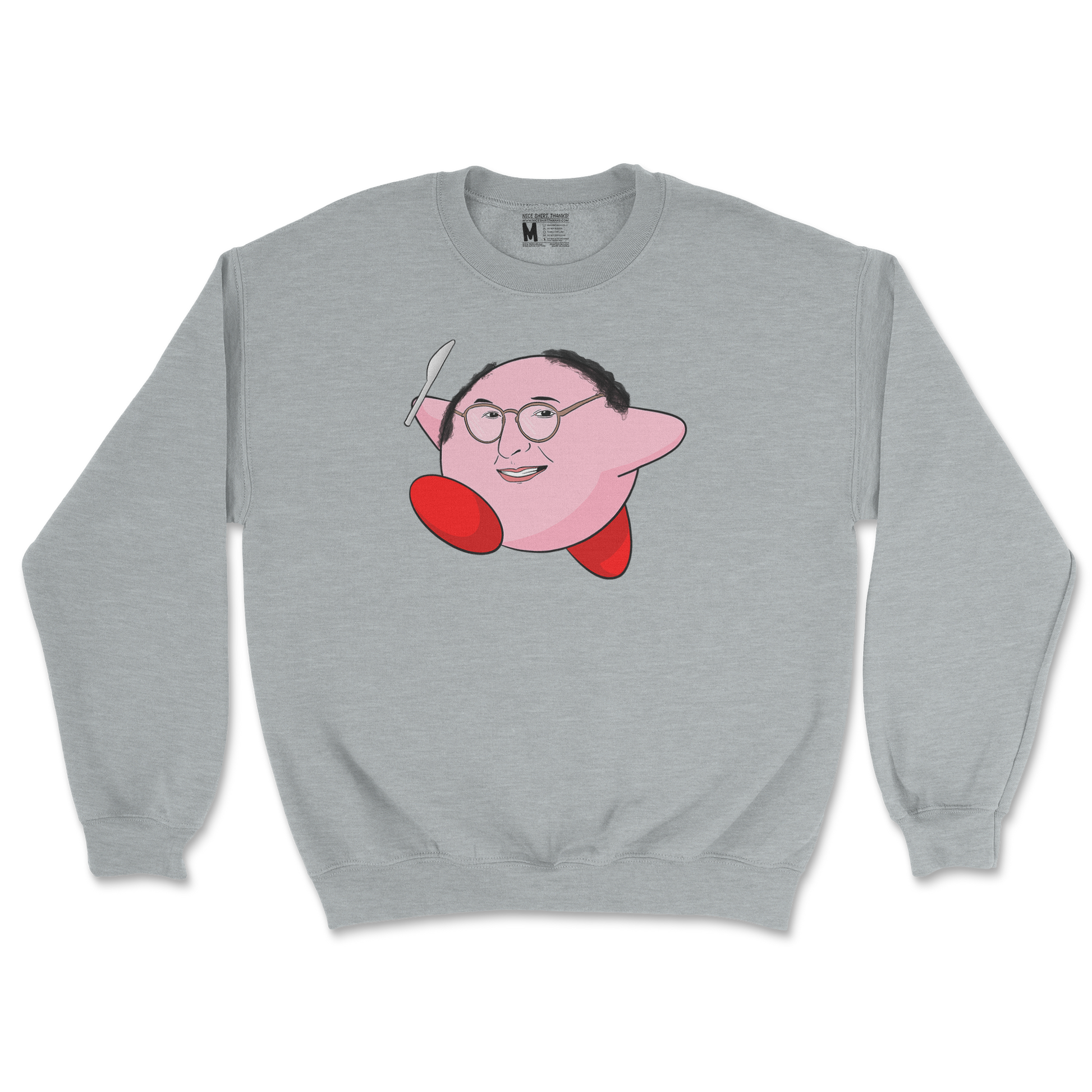 Gildan SoftStyle Crew Neck Kirby George in Sports Grey