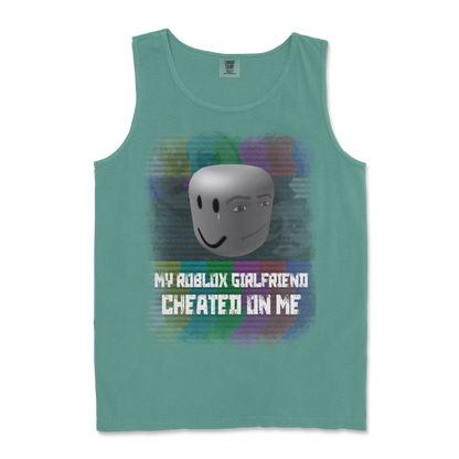 Comfort Colors Tank Top Roblox GF in LightGreen