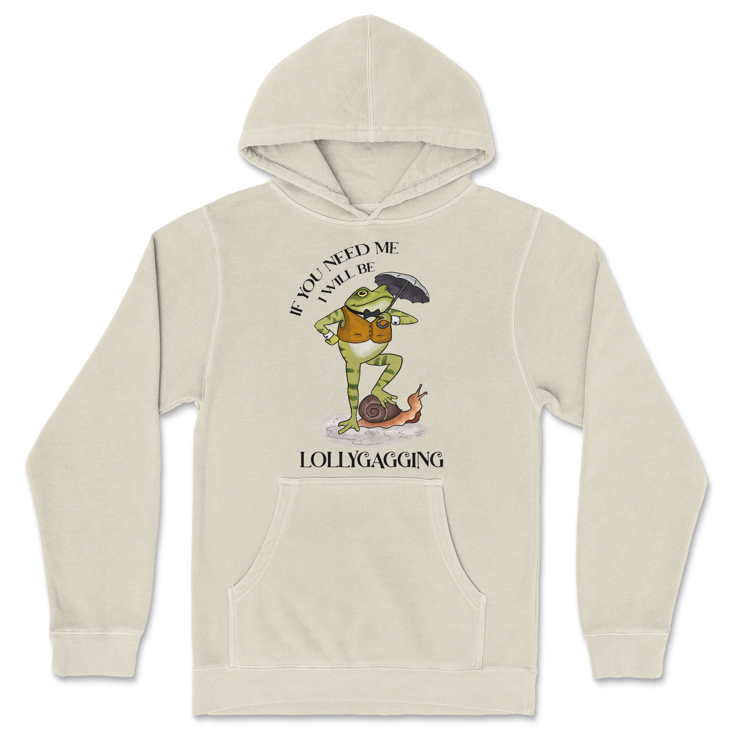 Independent Clothing Co. Hoodie Lollygagging  in Ivory