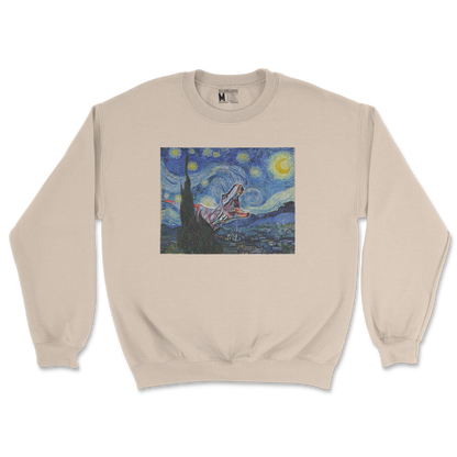 Gildan SoftStyle Crew Neck Van Gogh but Cooler in Sand