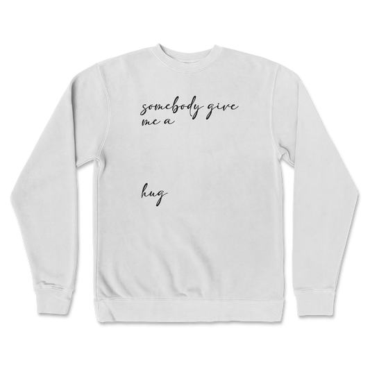 Independent Clothing Co. Crew Neck Hug Me in White