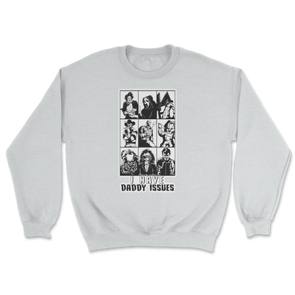 The Nice Shirt Crew Neck Daddy Issues  in Sports-Grey