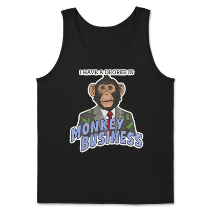 Heavy Blend Tank Top Monkey Business in Black