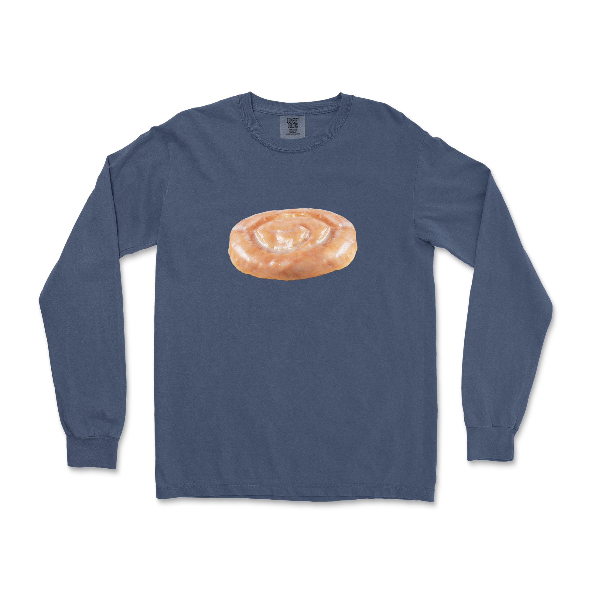 Comfort Colors Long Sleeve Honey Bun in Midnight