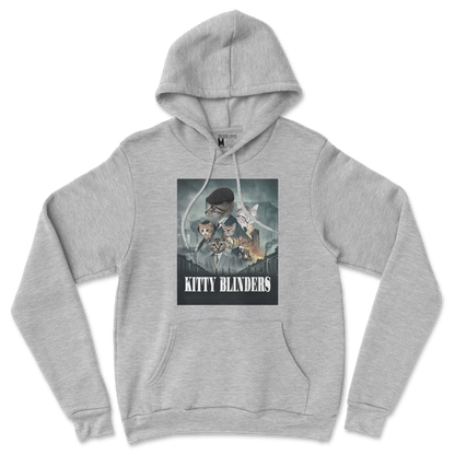 Gildan SoftStyle Hoodie Kitty Blinders in Sports Grey