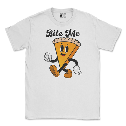 Gildan SoftStyle T-Shirt Bite Me  in White