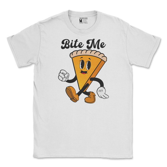 Gildan SoftStyle T-Shirt Bite Me  in White