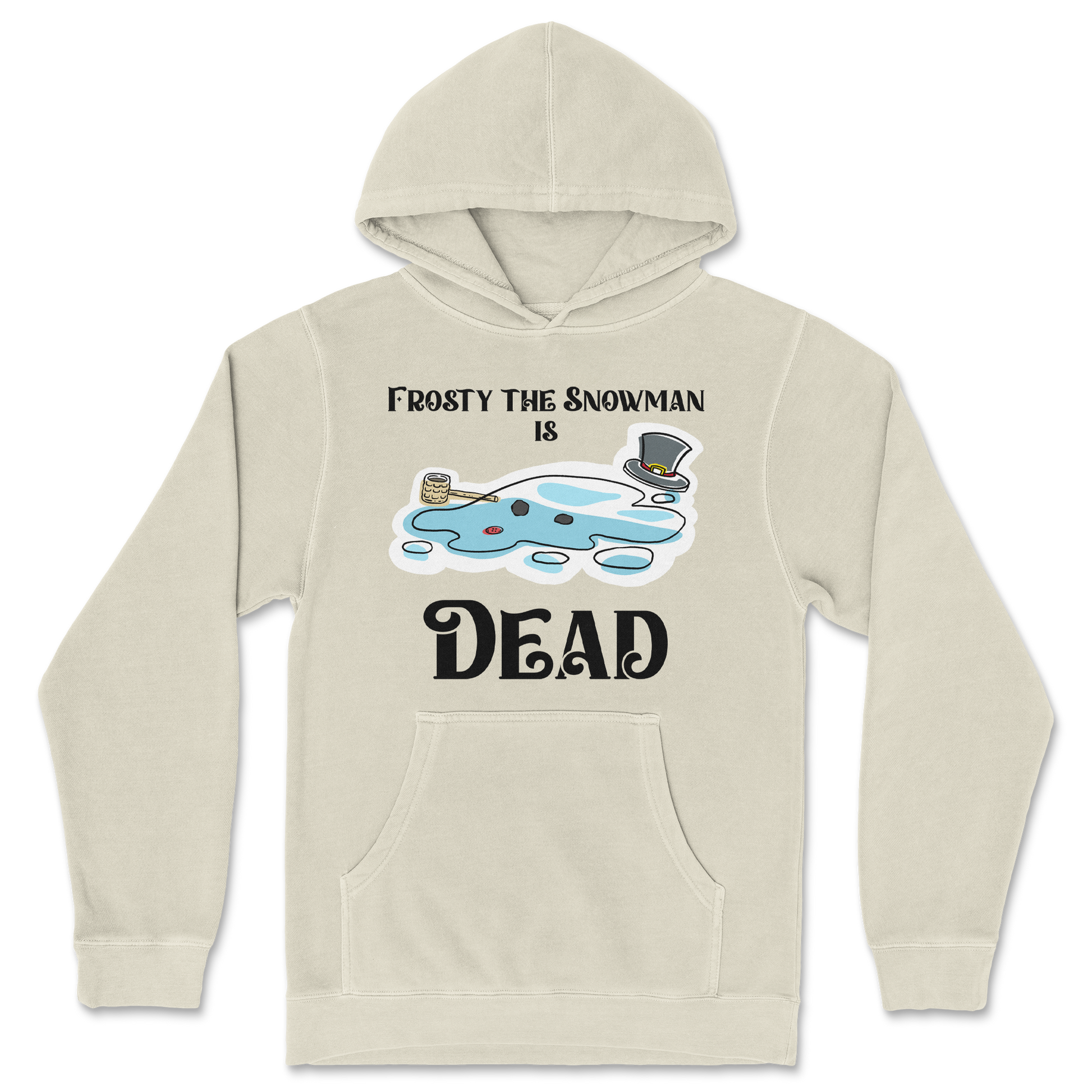 Independent Clothing Co. Hoodie Frosty is Dead  in Ivory