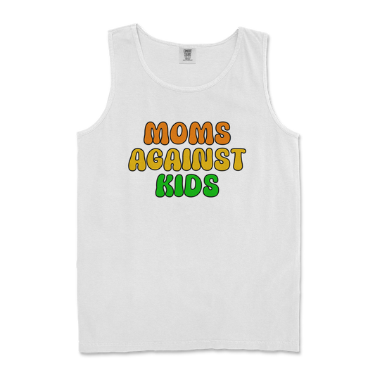 Comfort Colors Tank Top Moms Agianst Kids in White