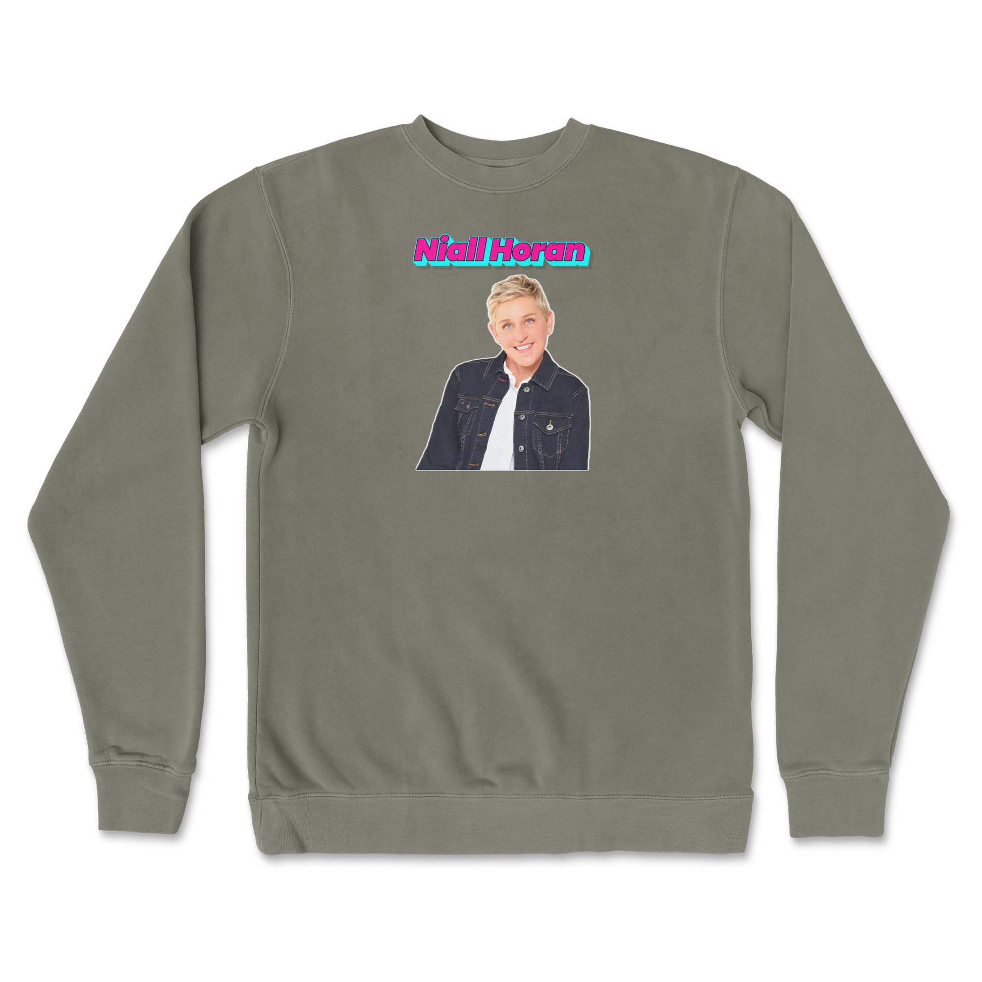 Independent Clothing Co. Crew Neck Niall Horan in Army