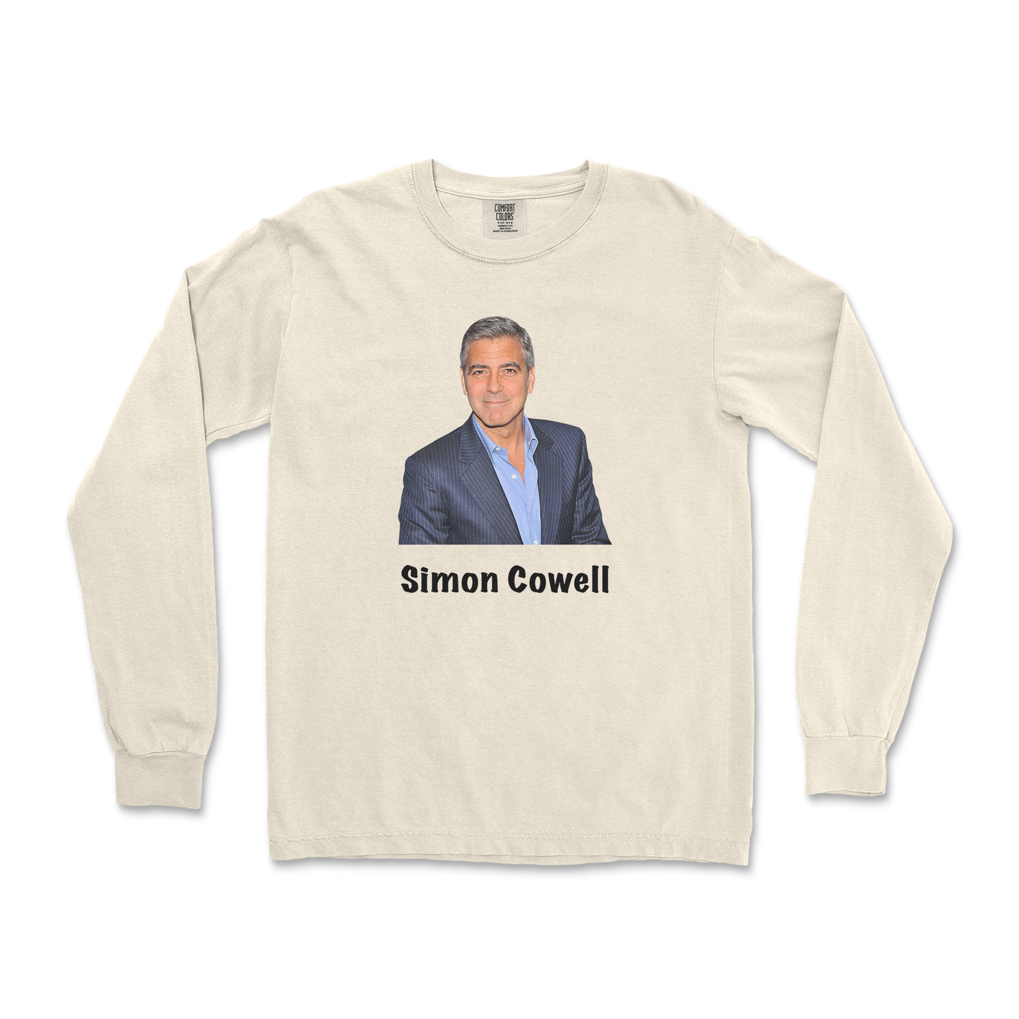 Comfort Colors Long Sleeve Simon in Ivory