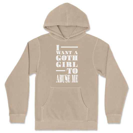 Independent Clothing Co. Hoodie I Want A Goth GF in Sandstone