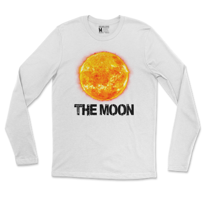 Heavy Blend Long Sleeve the moon in White