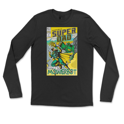 Gildan SoftStyle Long Sleeve Super Dad in Black