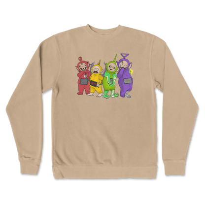 Independent Clothing Co. Crew Neck Telatubbies in Sandstone