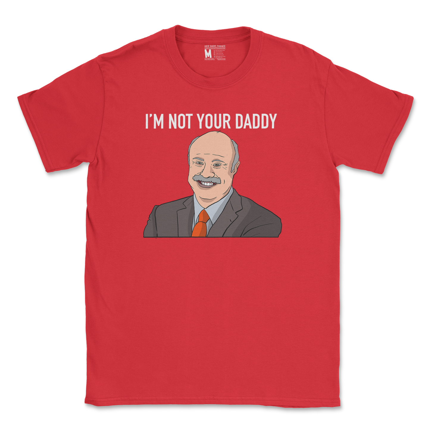 Gildan SoftStyle T-Shirt Daddy Phil in Red