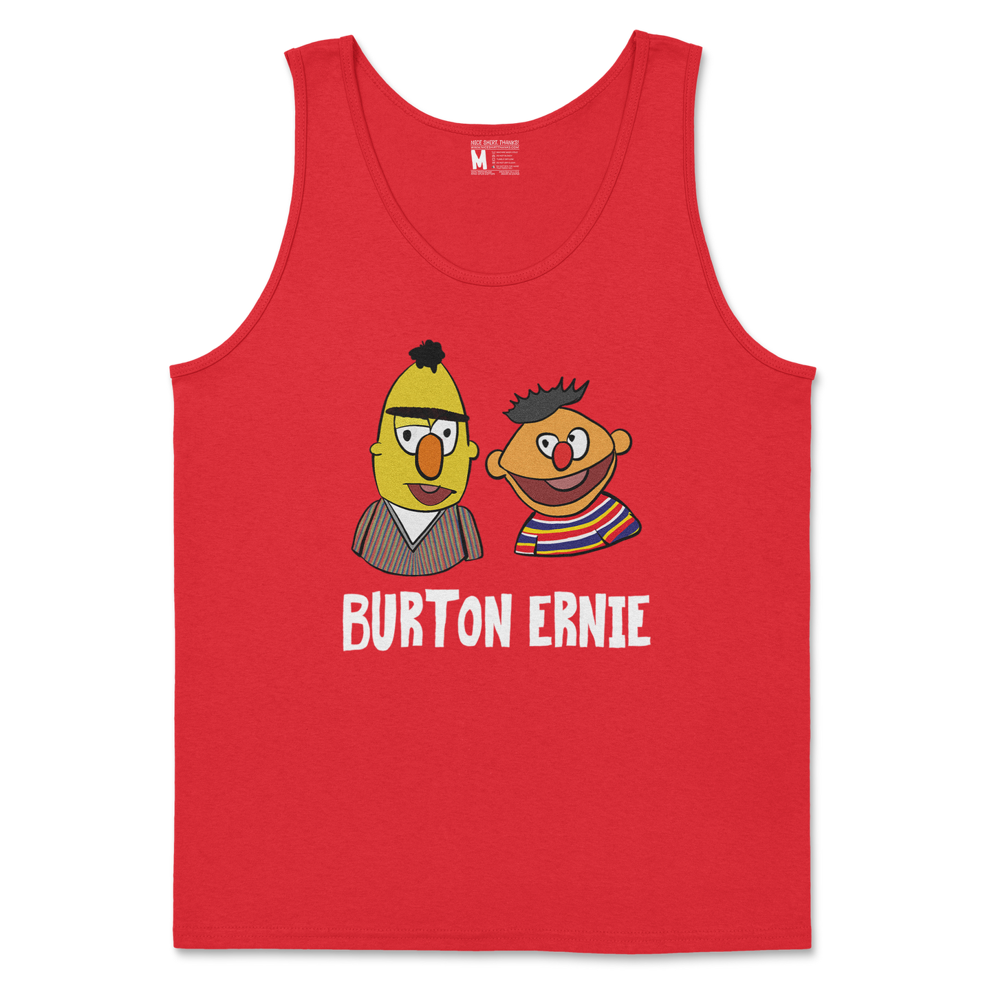 Gildan SoftStyle Tank Top Burton Ernie in Red