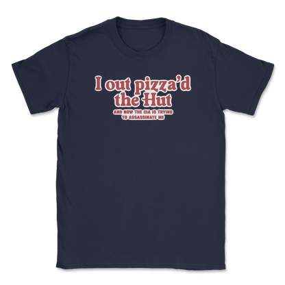 Heavy Blend T-Shirt Out Pizza'd the Hut in Navy