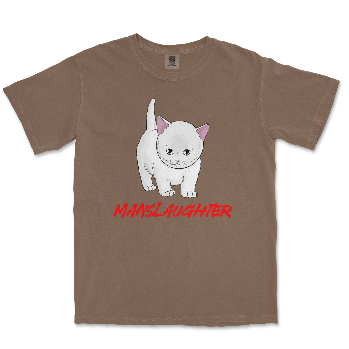 Comfort Colors T-Shirt Manslaughter in Espresso