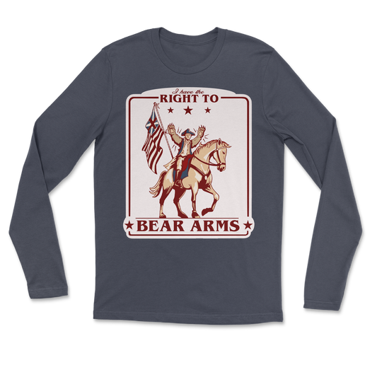 Heavy Blend Long Sleeve Right to Bear Arms in Navy