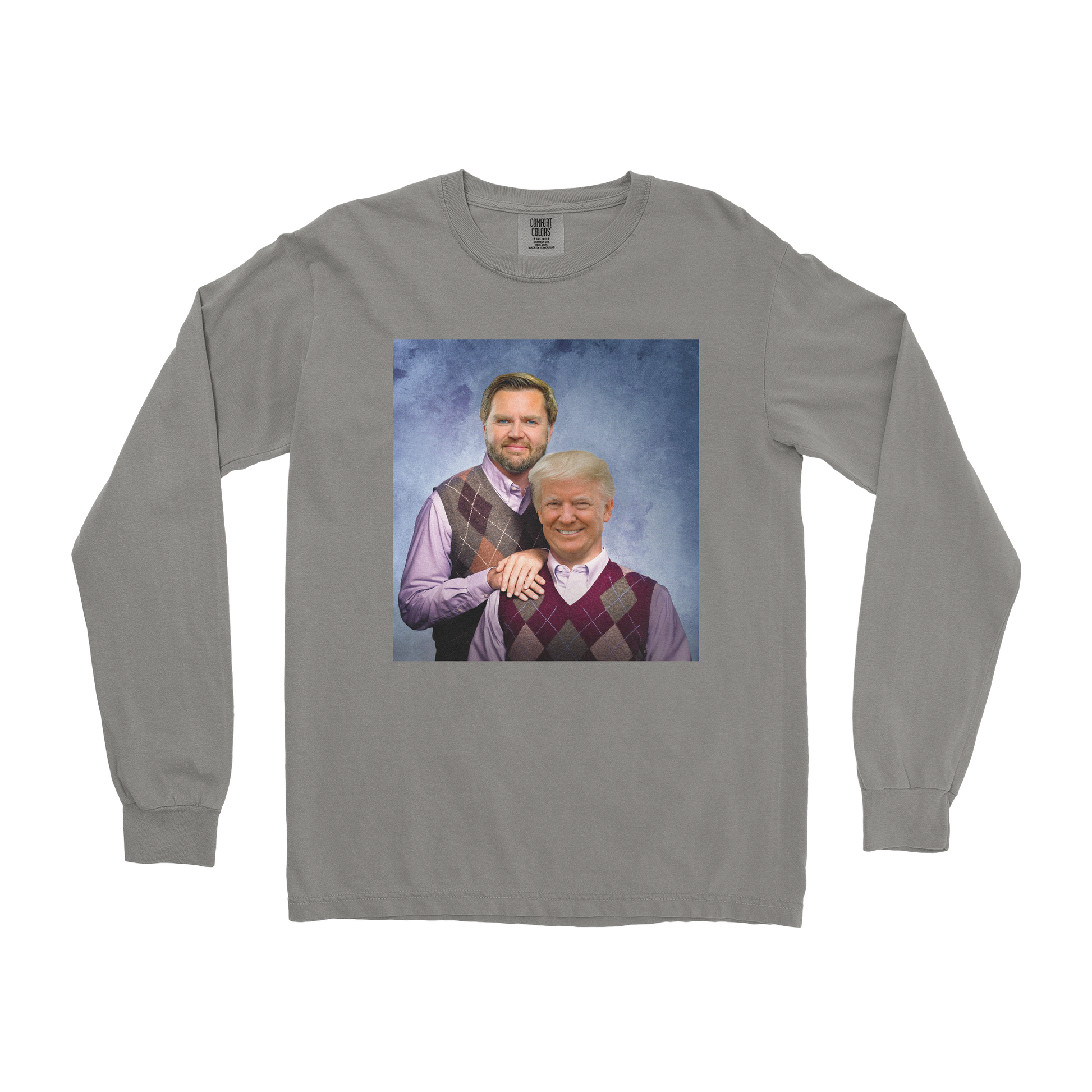 Comfort Colors Long Sleeve Step Brothers  in Grey