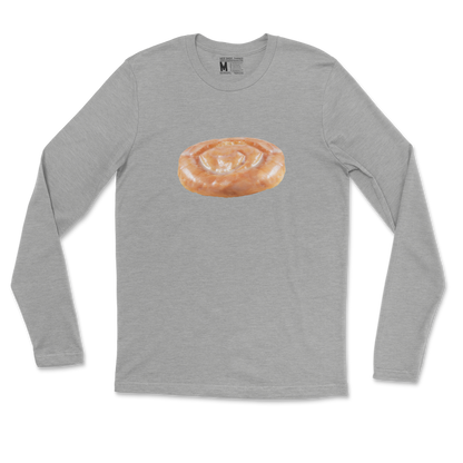 Gildan SoftStyle Long Sleeve Honey Bun in Sports Grey