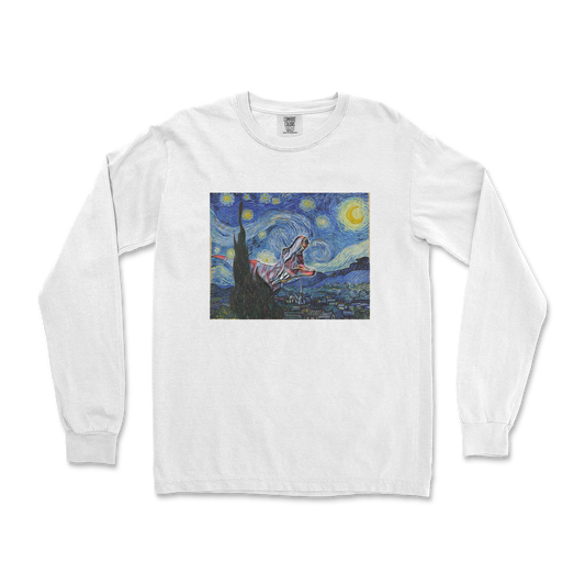 Comfort Colors Long Sleeve Van Gogh but Cooler in White