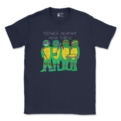 Gildan SoftStyle T-Shirt Ninja Turtles in Navy