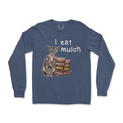 Comfort Colors Long Sleeve I Eat Mulch in Midnight