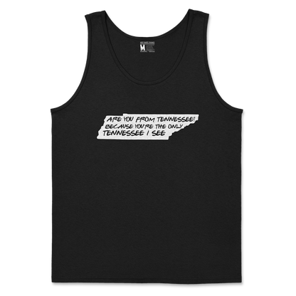 Gildan SoftStyle Tank Top Tennessee in Black