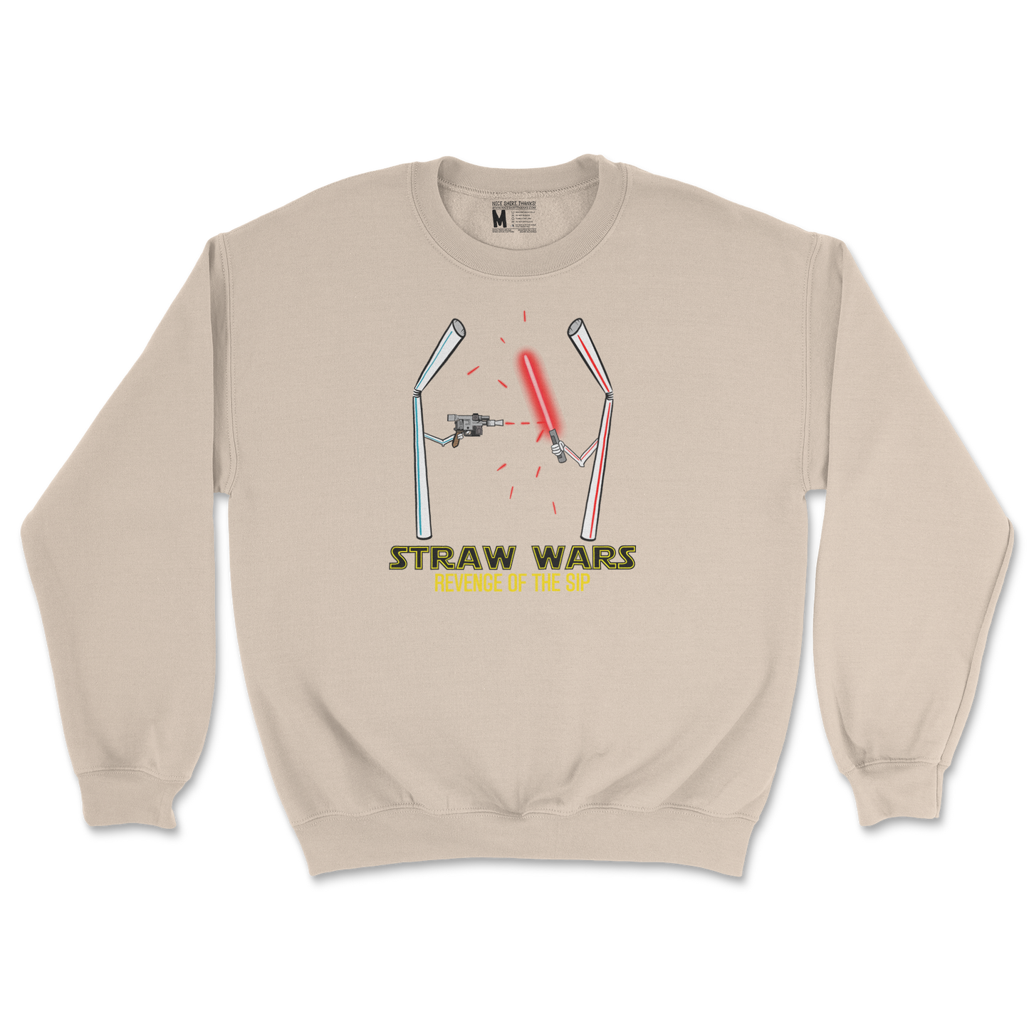 Gildan SoftStyle Crew Neck Straw Wars in Sand