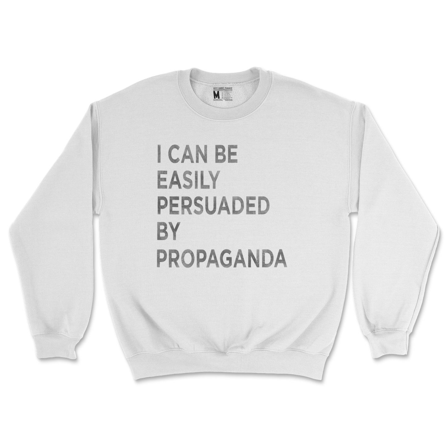 Gildan SoftStyle Crew Neck Propaganda in White