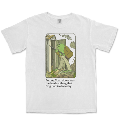 Comfort Colors T-Shirt Frog and Toad  in White