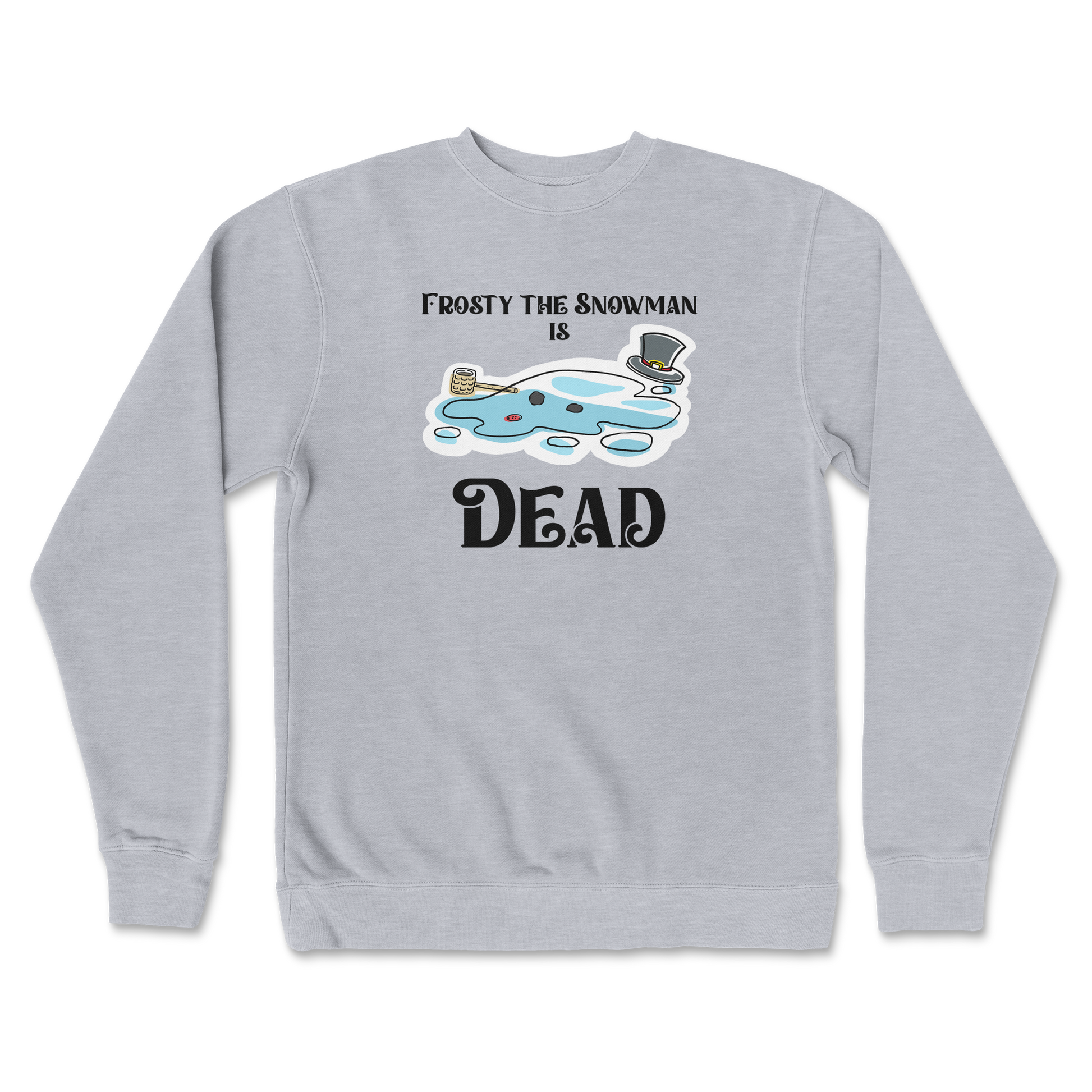 Independent Clothing Co. Crew Neck Frosty is Dead  in Grey-Heather