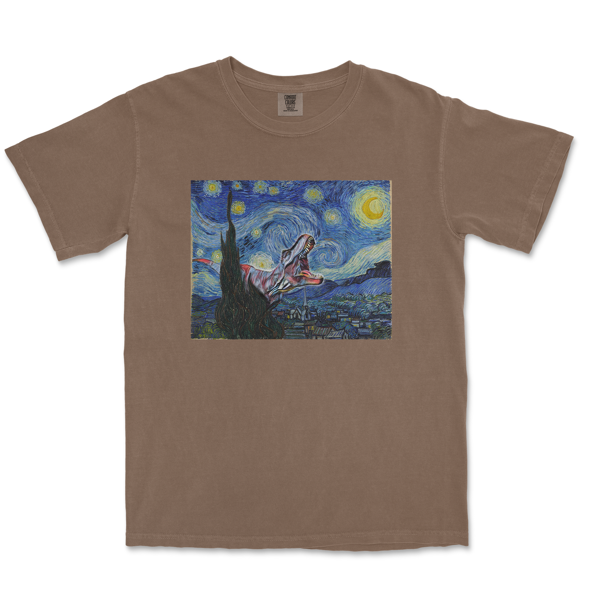 Comfort Colors T-Shirt Van Gogh but Cooler in Espresso