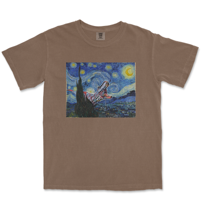 Comfort Colors T-Shirt Van Gogh but Cooler in Espresso