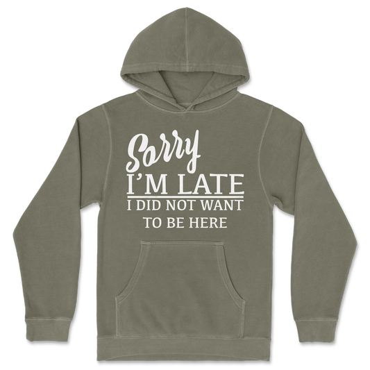 Independent Clothing Co. Hoodie Late  in Olive