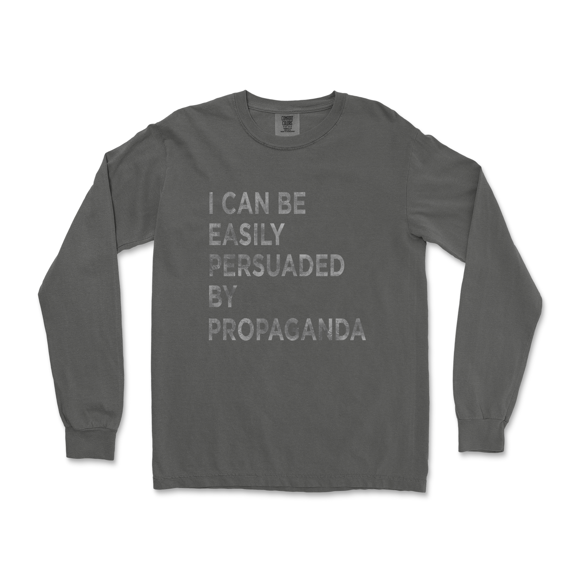 Comfort Colors Long Sleeve Propaganda in Pepper