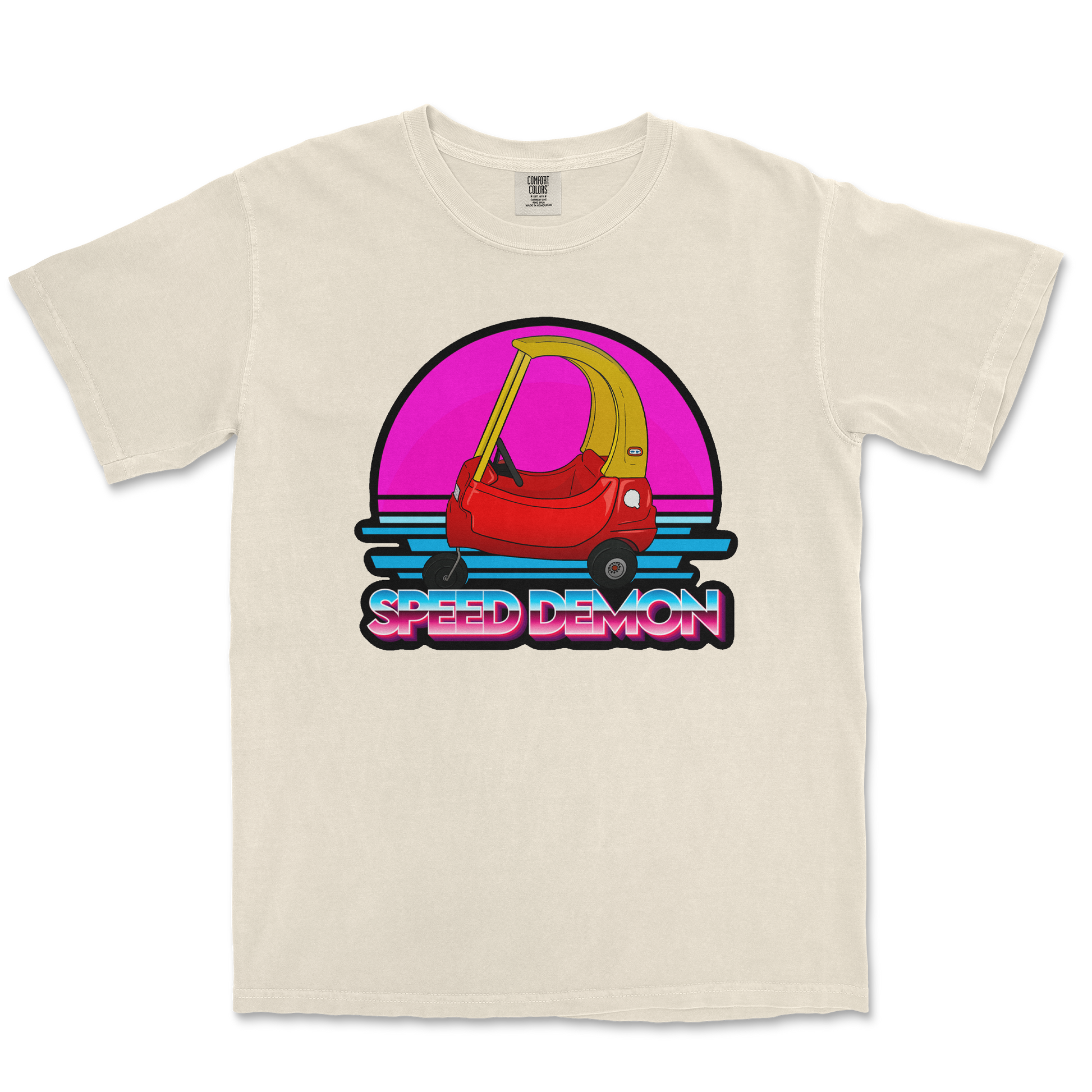 Comfort Colors T-Shirt Speed Demon  in Ivory