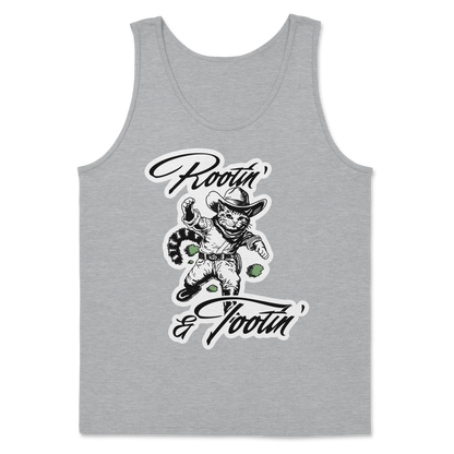 The Nice Shirt Tank Top Rootin Tootin  in Sport-Grey