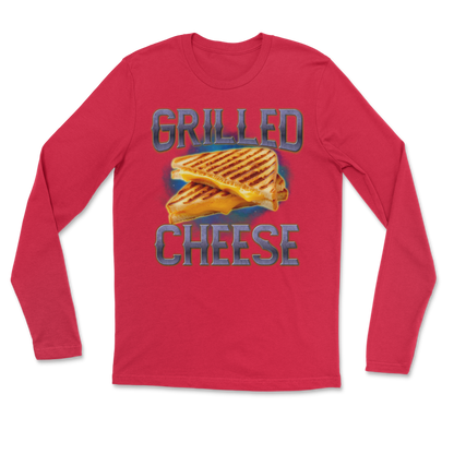 The Nice Shirt Long Sleeve Grilled Cheese  in Red