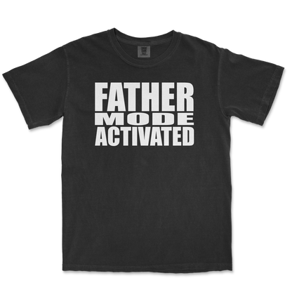 Comfort Colors T-Shirt Father Mode Activated in Black