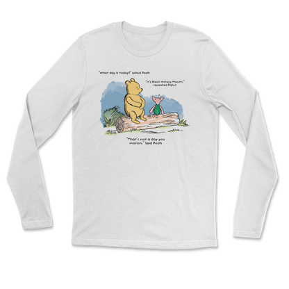 The Nice Shirt Long Sleeve Winnie the Pooh  in White