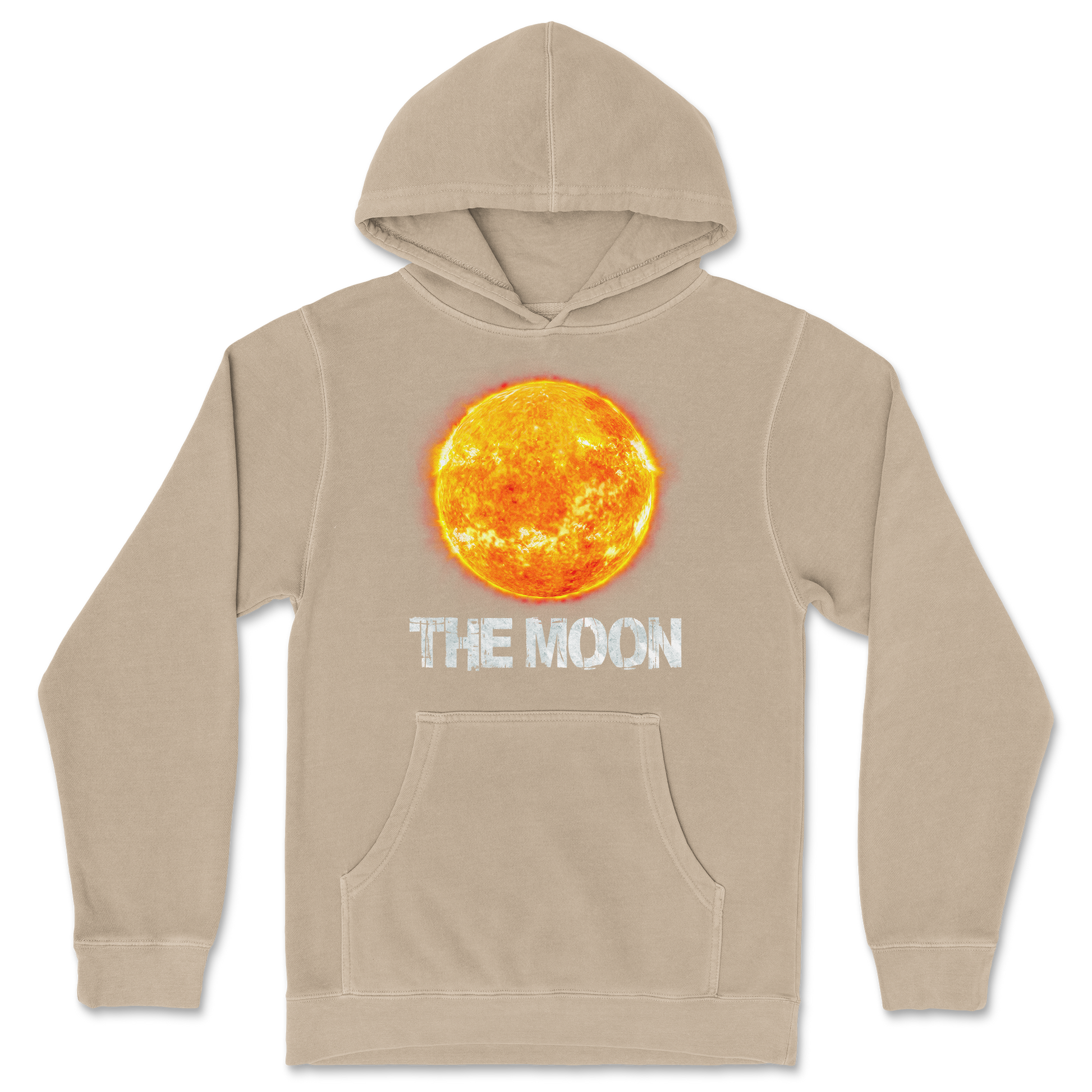 Independent Clothing Co. Hoodie the moon in Sandstone