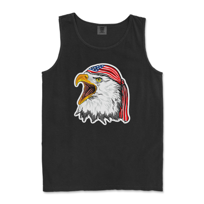 Comfort Colors Tank Top Freedom Eagle in Black