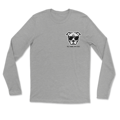 The Nice Shirt Long Sleeve Pee Where You Want  in Heather-Gray