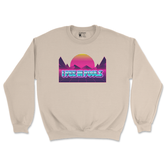 Gildan SoftStyle Crew Neck I Pee in Pools in Sand