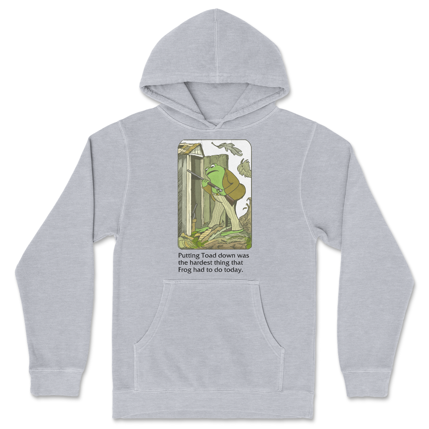 Independent Clothing Co. Hoodie Frog and Toad  in Grey-Heather