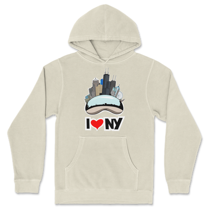 Independent Clothing Co. Hoodie I Heart NY in Ivory